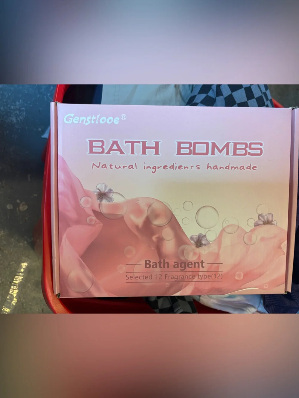 Pink Bath Bombs Set - Handmade Bath Agent